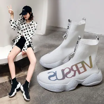 

2020 New Spring Paris Speed Runner Knit Sock Shoe Original Luxury Trainer Runner Sneakers Race Mens Women Sports Running Shoes