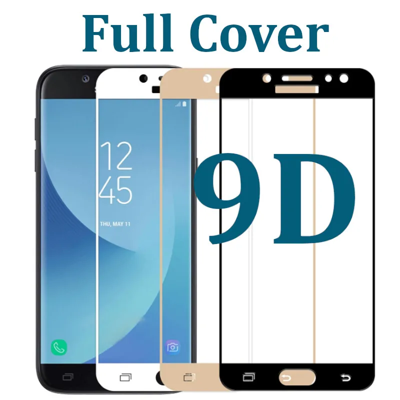 9D Защитное стекло для Samsung J5 2017 A6 A3 A7 A9 2018 J3 J7 A5 2016 закаленное защитное экрана Galaxy