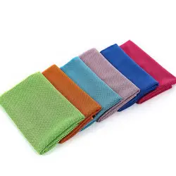 Polyester Nylon Cold Sports Towel Outdoor Fitness Sweat-absorbent Ice Towel Quick-drying Cooling Cold Towel Running Sports Towel