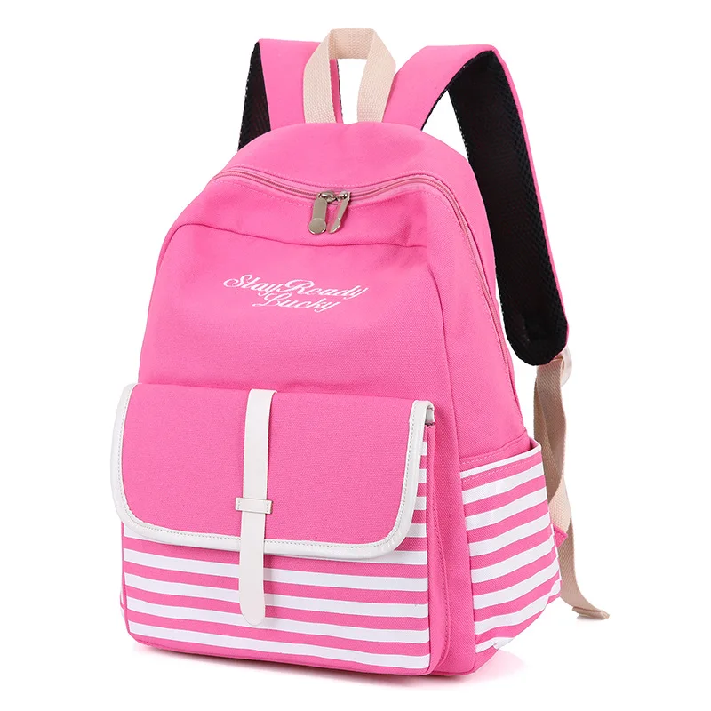 Winmax бренд женский рюкзак для ноутбука модная школьная сумка с буквенным принтом для девочек-подростков полосатый узор рюкзак для путешествий Mochila Sac Dos