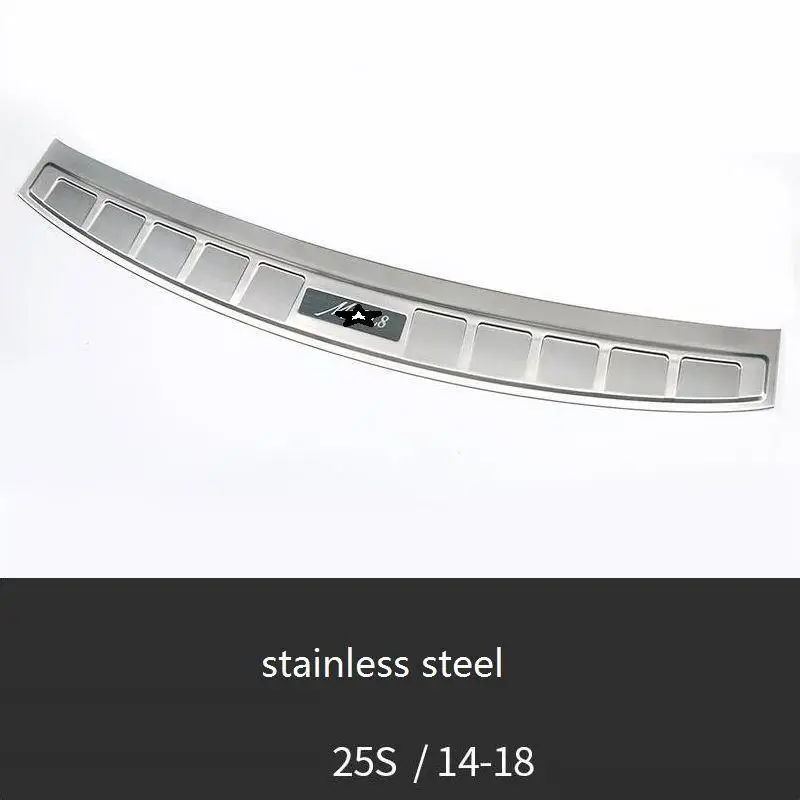  Car Trunk Rear Panels Foot Pedal Exterior Decorative Chromium Auto Protecter Trim Accessories 14 15