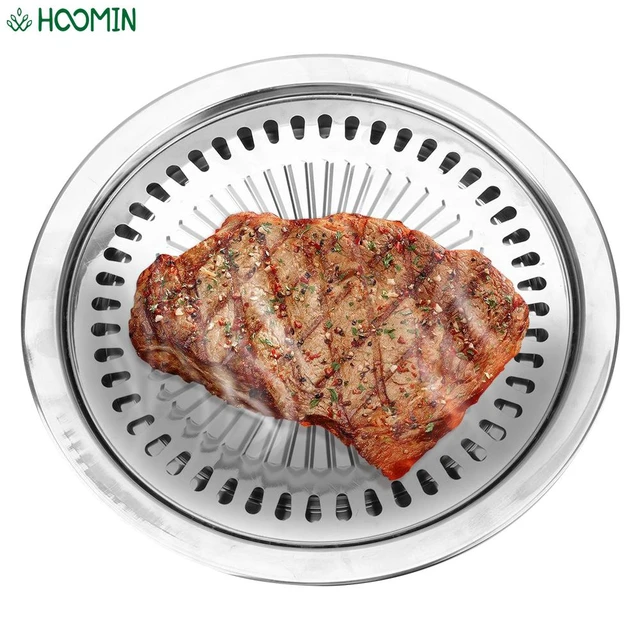 Smokeless Barbecue Grill Pan Non-Stick Gas Stove Plate Electric Stove  Baking Tray BBQ Grill Barbecue Tools For Household Outdoor - AliExpress