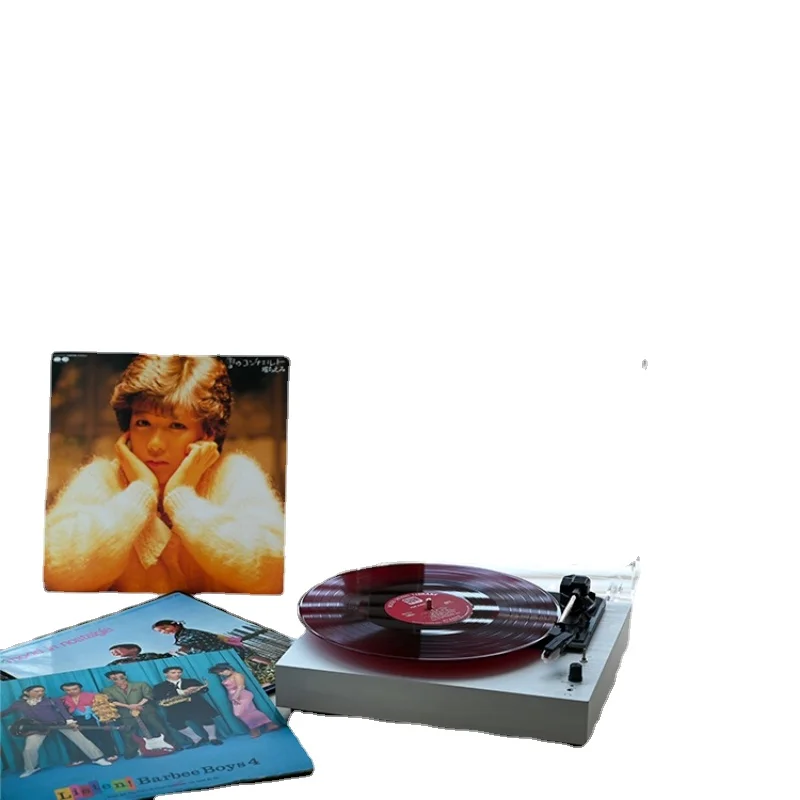 

Vinyl Record Player Speaker Bluetooth Record Player Gift Retro American Phonograph Desktop Film Player