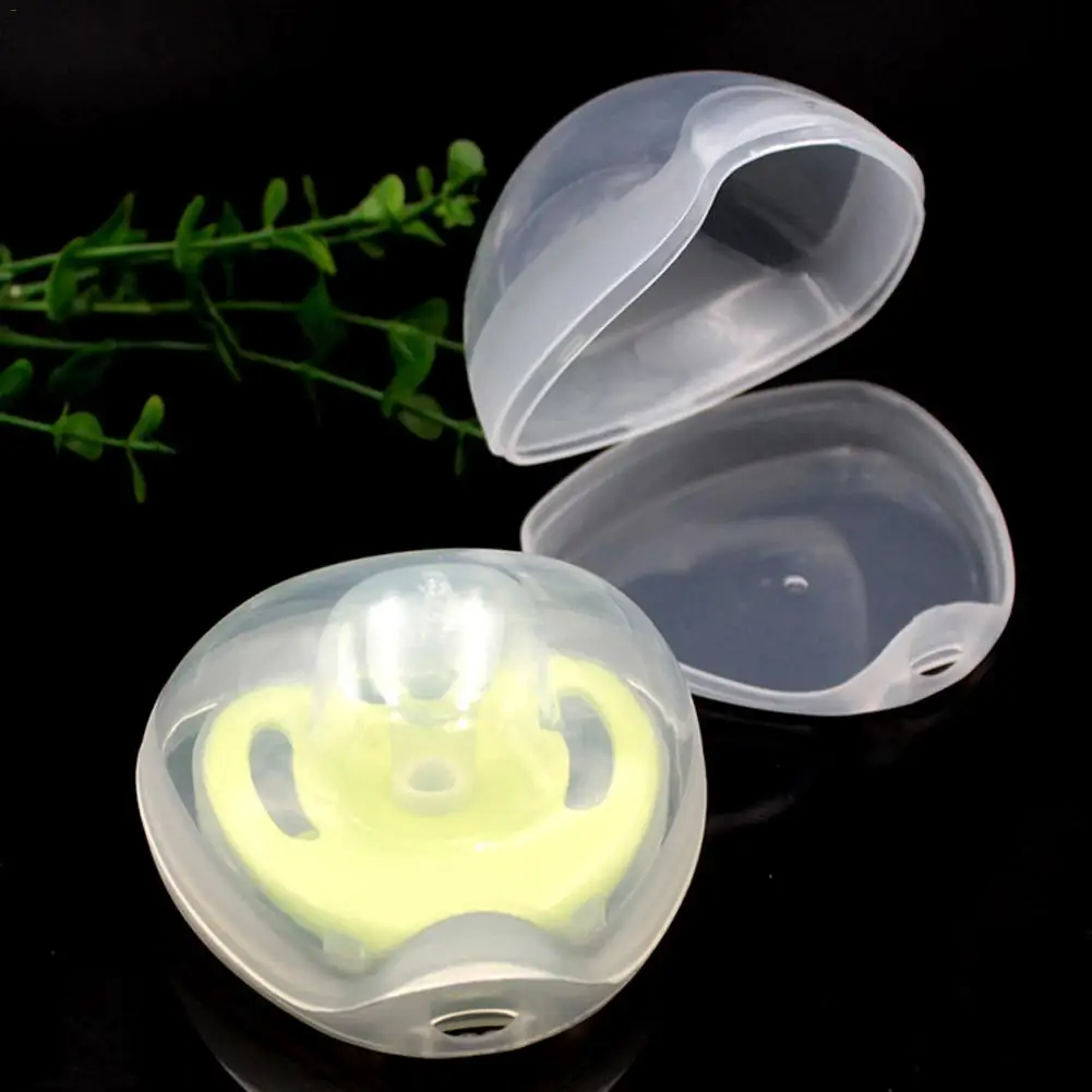 Portable Baby Pacifier Nipple Kid Travel Case Nipple Storage Box Soother Container Holder Pacifier Box
