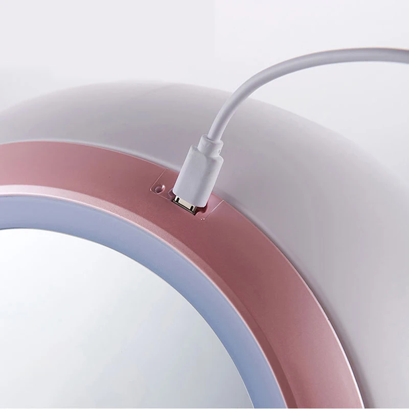  Hot Sale Cosmetic Storage Box Skin Care Products Organzier for Makeup with Mirror LED Lights TK-ing - 4000199777721