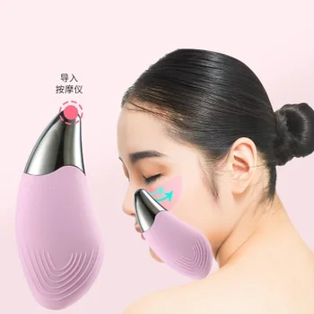 

ELECTRIC MINI Facial Cleansing Brush Silicone Vibration Cleaner Deep Pore Cleaning Skin Massage face brush cleansing
