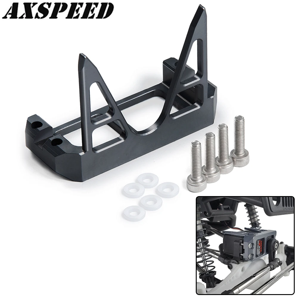 

Защитная крышка для сервопривода оси автомобиля AXSPEED RC для 1/10 RC Crawler Axial Wraith 90048 RR10, аксессуары для обновления