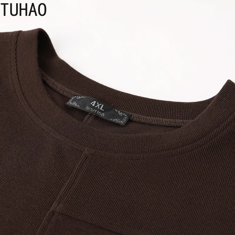 TUHAO, Осень-зима, женская блузка, повседневная, с длинным рукавом, рубашки, офисные, для девушек, среднего возраста, для мамы размера плюс, 10XL, 8XL, топы, блуза