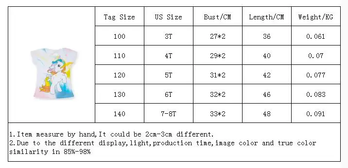 Вечерние топы с единорогом для маленьких девочек, летние футболки с короткими рукавами для девочек, Повседневная футболка, одежда для малышей 3, 4, 5, 6, 7, 8 лет