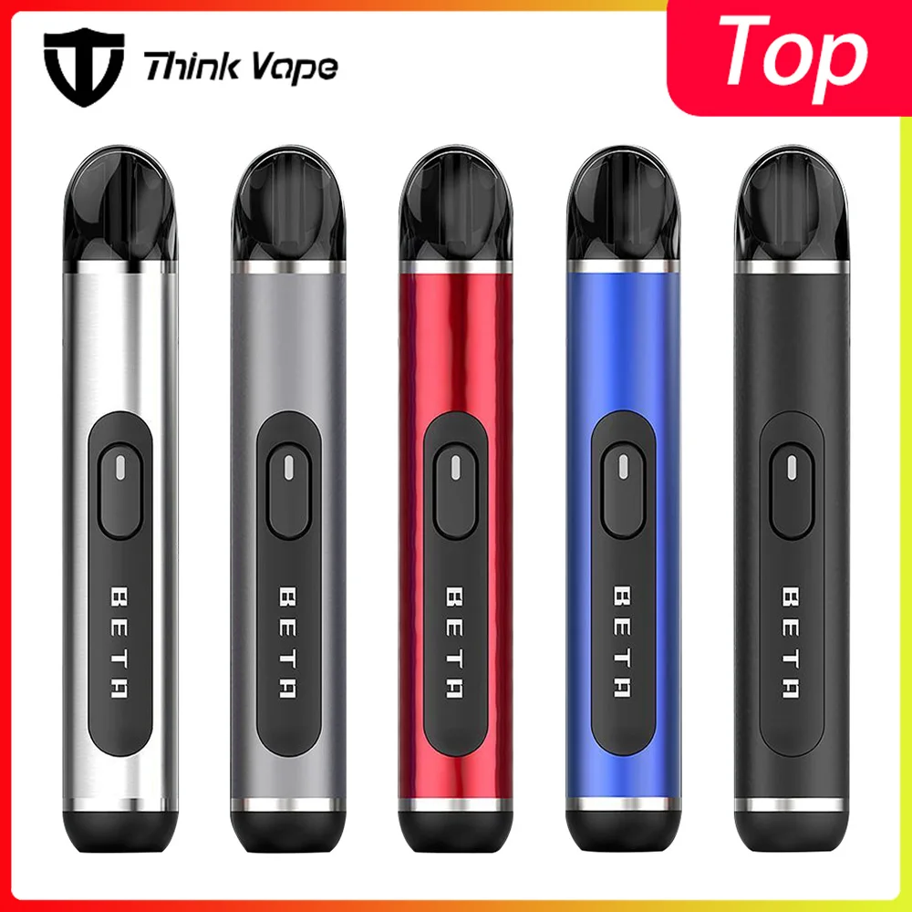 

In stock Think Vape Beta Pod Kit 380mAh battery 1.2ml refillable pod & 1.6ohm Coil MTL vape pod vaporizer Kit VS justfog minifit