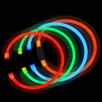 

LED Dog Collar Rubber Collar Light-emitting LED Luminous Night Safety Collar for Dogs Cats Pet Supplies