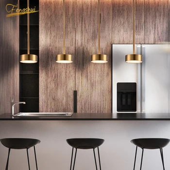 

Modern Golden Glossy LED Pendant Lamp Name Nordic Bedside Pendant Lights Lighting Restaurant Hotel Home Decoration Hanging Lamps