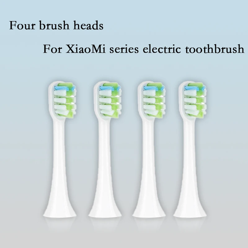 Сменные насадки для зубных щеток xiaomi для Soocas X3, электрическая зубная щетка, головка, звуковые насадки для электрической зубной щетки 5 - Цвет: 4 white brush heads