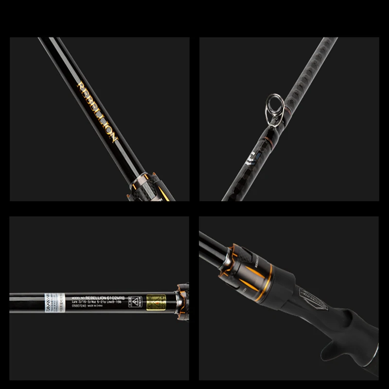 DAIWA REBELLION L Baitcasting And Spinning Lure Fishing Rod Trout