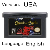 Spirite Spells US 32 бит видеоигры картридж Консоли Карты для nintendo GBA EDU TCG образование Моделирование игры серии издание - Цвет: Spirite Spells US