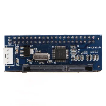 

3.5 Inch IDE to SATA 4 Pins Hard Drive Convertor HDD Parallel To Serial Adapter With Extension Power Cable @M23