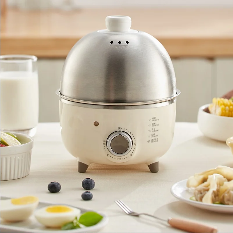 220V Mini Electric Egg Boiler Household Portable Egg Food Steamer For Home DIY Salad Steaming Cooking Pot Multi Cooker
