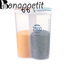 1 шт. пластиковая прозрачная коробка для хранения зерновых в форме лепестков, контейнер для хранения пищевых продуктов, контейнер для зерен, домашний и живой кухонный инструмент для хранения