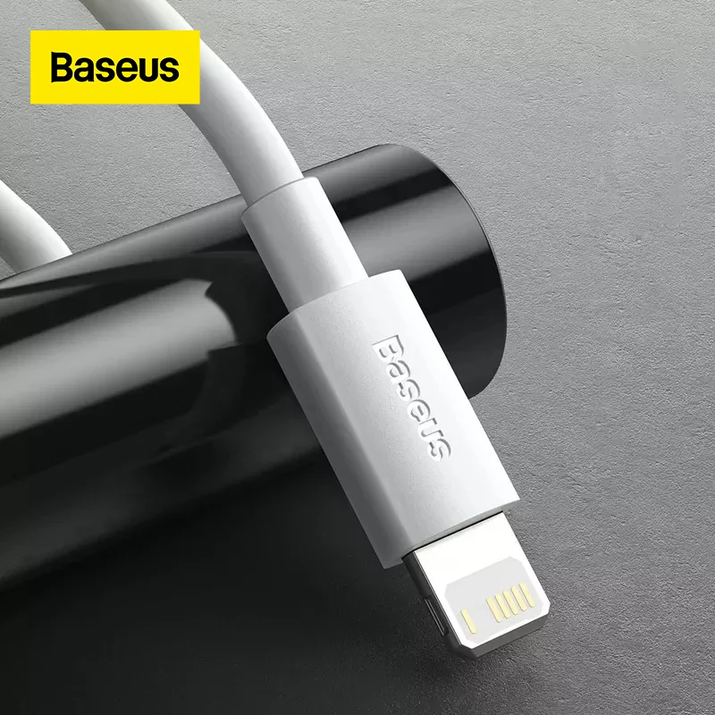 Cabo usb para iphone 2.4a carregamento rápido Baseus