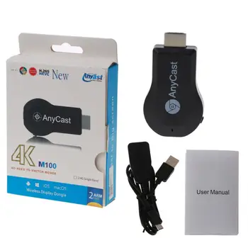 

New 2.4G 4K Anycast Multiple TV Stick Adapter Mini android Cast HDMI WiFi Dongle