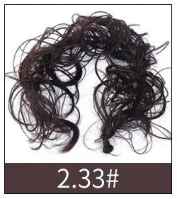 CLOTHOBEAUTY 1 шт грязные волосы булочка для наращивания волнистые вьющиеся волосы пончик-шиньон искусственный конский хвост, синтетические волосы веревка эластичная лента Updo - Цвет: 2.33