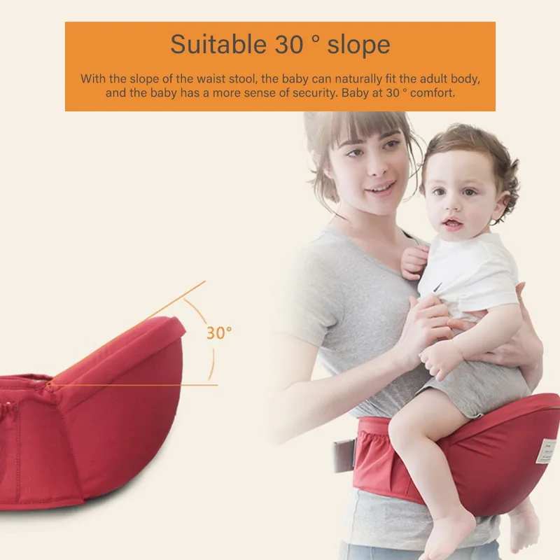 

Baby Carrier Waist Stool Walkers Baby Sling Hold Waist Belt Backpack Hipseat Belt Kids Adjustable Infant Hip Seat