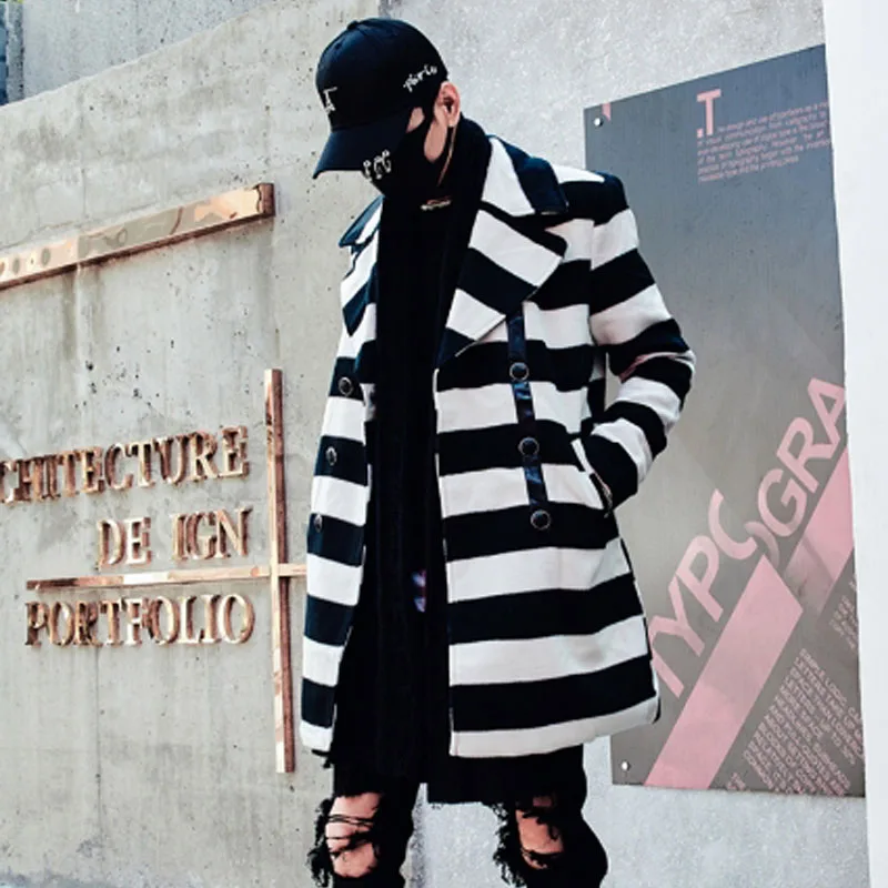 

Homens xadrez inverno longo casaco de lследующем двубортное пальто, Женское пальто, coreano longo, пальто, пальто