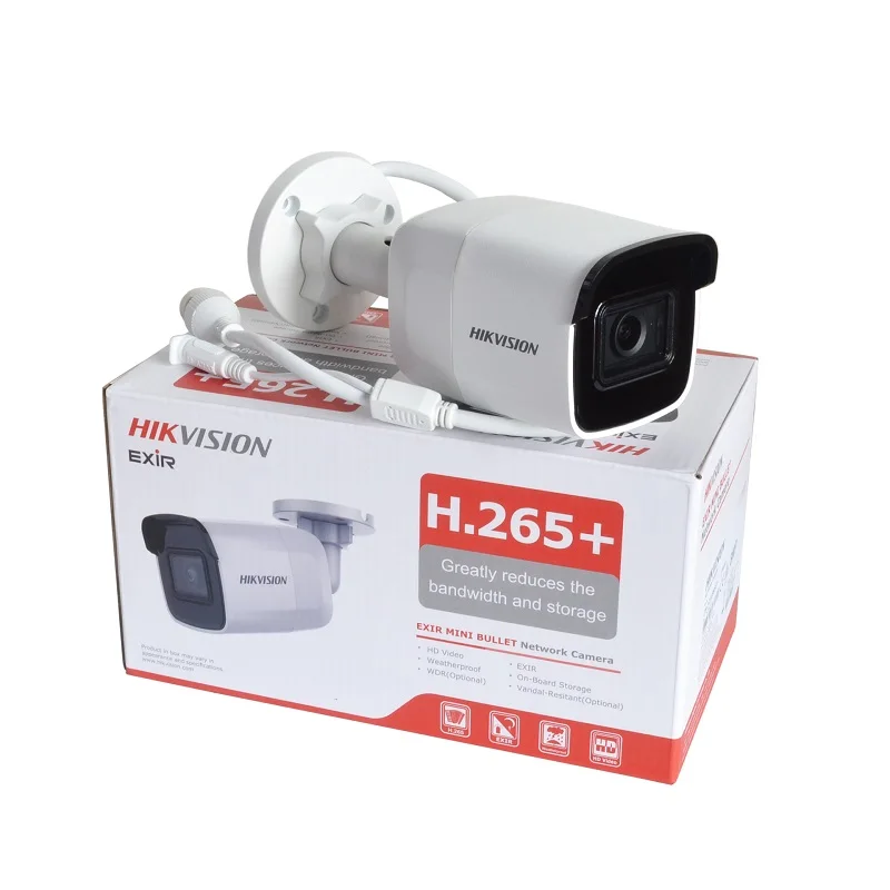 US $120.00 HIK Original International version 8 MP4K DS2CD2085G1I Network Bullet Camera IP Camera Powered by Dark with SD Card Slot