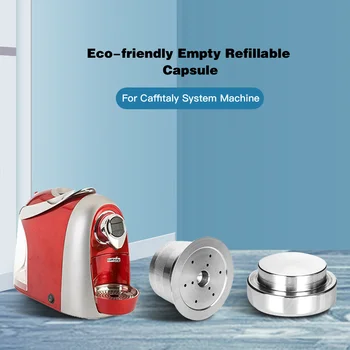 

Refillable Eco-friedly Stainless Steel Cafissimo Classic Coffee Capsule Reusable Filter Caps Cup For Caffitaly &Tchibo Mahcine
