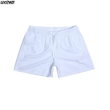 Водные виды спорта мужские пляжные шорты для серфинга Плавки на завязках купальник со средней посадкой сплошной цвет пляжная одежда размера плюс