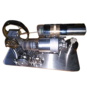 

DIY Metal Single Cylinder Stirling Engine Model Power Generator Micro External Combustion Engine Stem Model