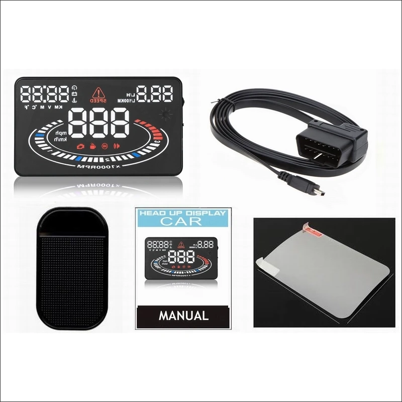 Skoda Superb/Yeti/Fabia/Octavia 2010-2019 ڵ OBD HUD   ÷  ũ  ݻ  