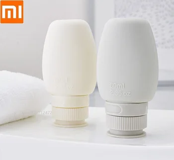 

Youpin Safety Silicone Filling Bottle Travel leak-proof lotion bottle Shampoo shower gel cosmetics Filling bottles 60ml 80ml
