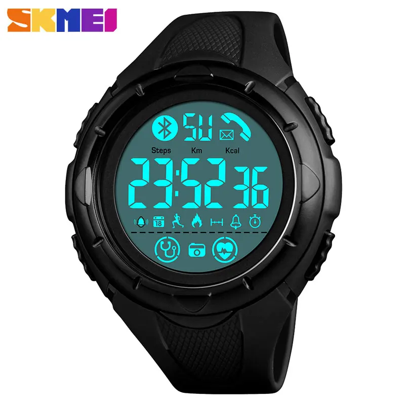 SKMEI Bluetooth Smart watch men Sport pedometer Waterproof Call Reminder clock LED digital SmartWatch For ios Android Phone SKMEI Bluetooth Smart watch men Sport pedometer Waterproof Call Reminder clock LED digital SmartWatch For ios Android Phone