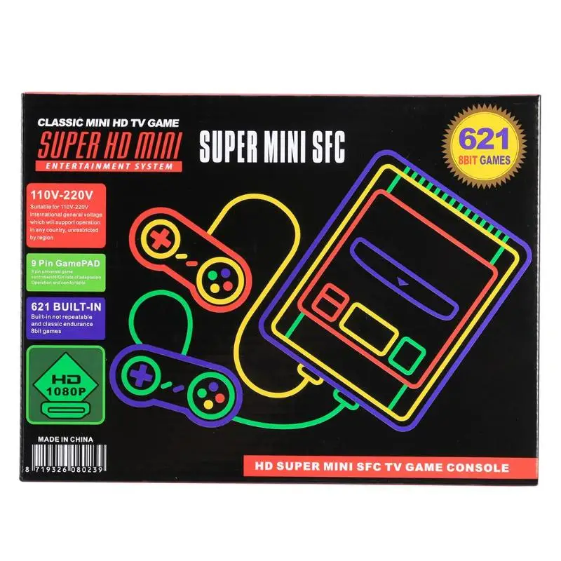 621 игры детство ретро мини ручной HDMI 8 бит видео игровые консоли