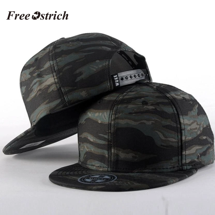 

Free Ostrich Unisex 2019 New Fashion Men Women Baseball Caps Camouflage Caps Snapback Hats Hip-Hop Adjustable Hat 91031
