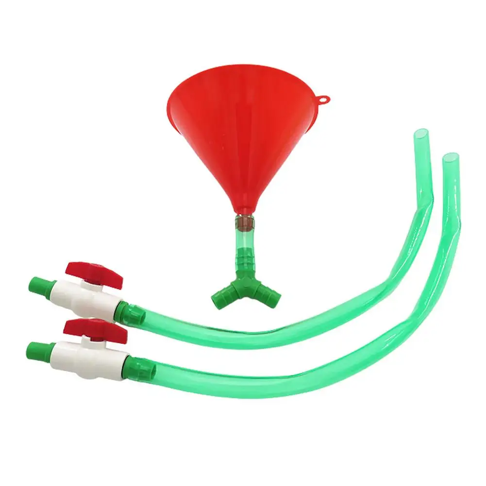 Beer Bong Funnel with Stop Tap Drinking Game for Festivals Birthdays Christmas New Years Party Long Tube Funnel with Leak Proof Stopper 
