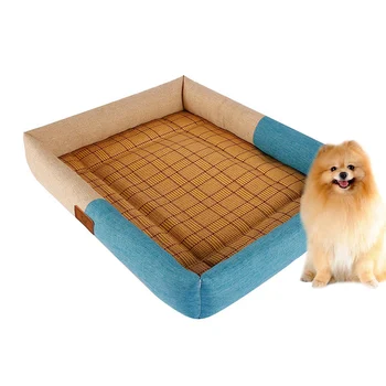 

Summer Dog House Bed Lovely Puppy Sofa Kennel Comfortable Pet Dog Cool Cat Bed Durable Dog Pad Teddy Mats Cool Puppy Supplies