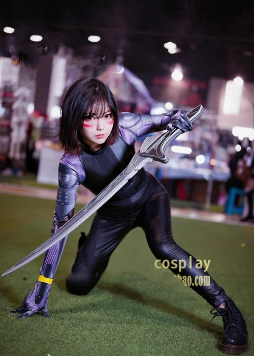

Alita Cosplay Sword Weapon Armed Samurai Sword Prop Scimitar Weapon