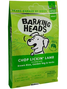 

BARKING HEADS BARKING HEADS Dreams of lamb for adult dogs of all breeds with allergy to lamb and rice