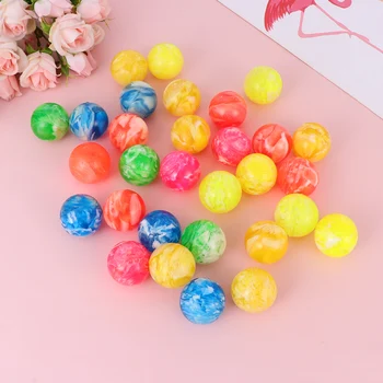 

30pcs Colorful Solid Rubber Bouncy Balls Creative Bounce Balls Kids Jumping Balls For Children Playing Random Color