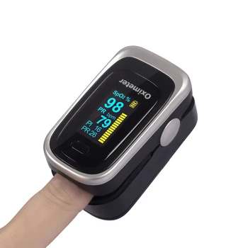 

Pulse Fingertip Finger OLED Oximeter SPO2 PR Blood oxygen saturation monitor PI RR Respiratory rate Sleep monitoring Household