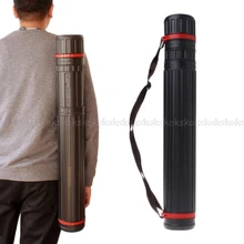 Гибкая пластиковая телескопическая Bluprint бумага для рисования документов коробка для хранения труб JUL26 Прямая поставка