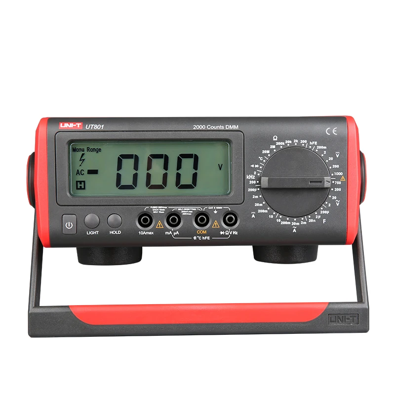 UNI T UT801/UT80/ UT803 Bechtop Цифровой мультиметр ручной диапазон портативный настольный