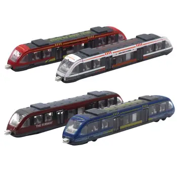 

High Speed Trains Toys Railway Kids Alloy Model Rail Car Birthday Gift Random Color for Kids Children Gift Supplies
