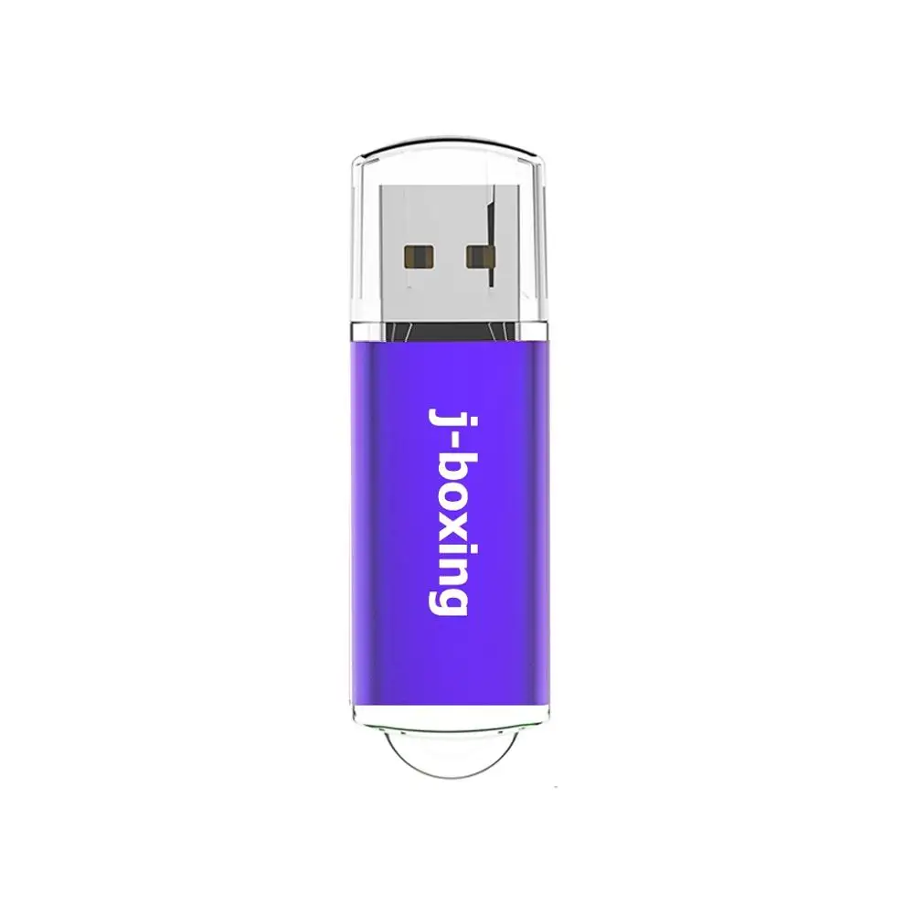 J-бокс USB флеш-накопитель 16 Гб прямоугольная USB карта памяти флеш-накопитель для хранения большого пальца для ПК ноутбука Mac планшета подарок фиолетовый - Цвет: Фиолетовый