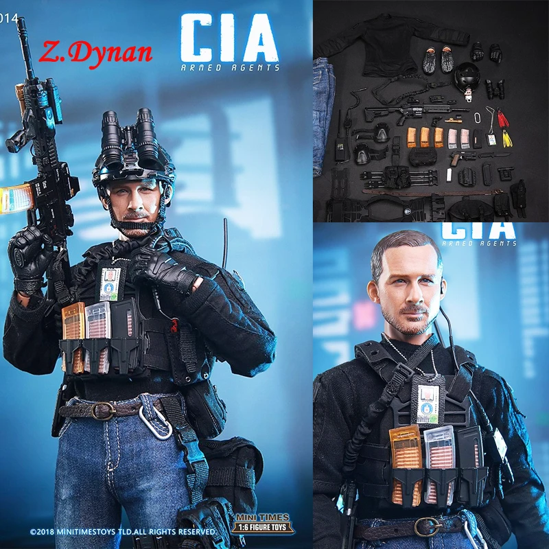 Mini Times toys MTM014 1/6 CIA Armed Agent Tactical Vest Model For 12" Figure Action Figures Toys