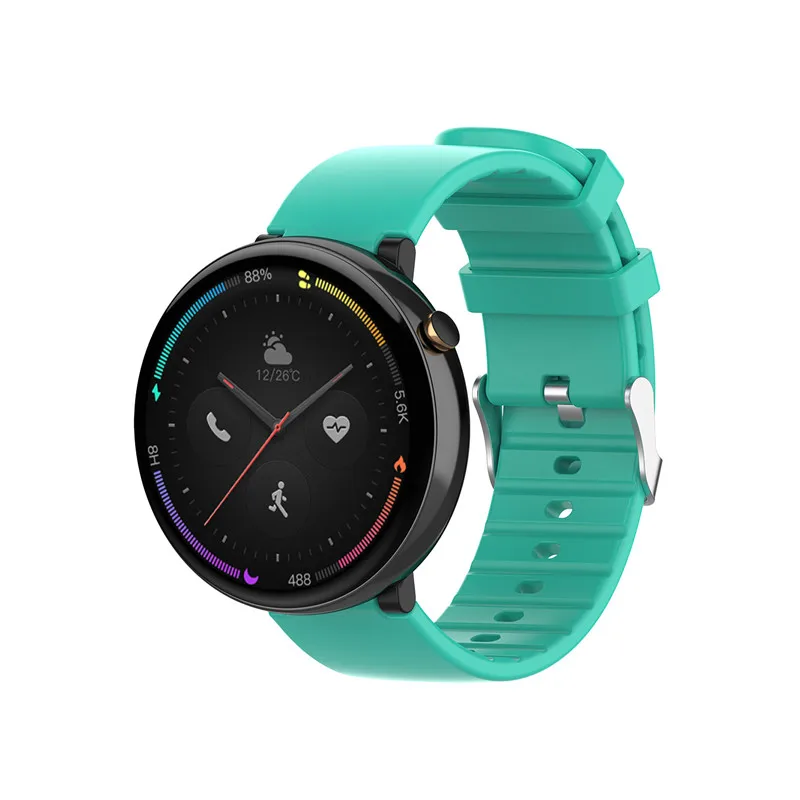 100 шт. для Amazfit watch 2 A1807 Смарт часы ремешок силиконовые браслеты браслет ремень для xiaomi huami amazfit Замена ремешка