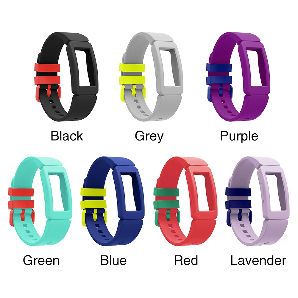Durable Silicone Wristband Strap Bracelet For Fitbit inspire HR / Fitbit ACE 2 Smart Watch Replacement Watch Band