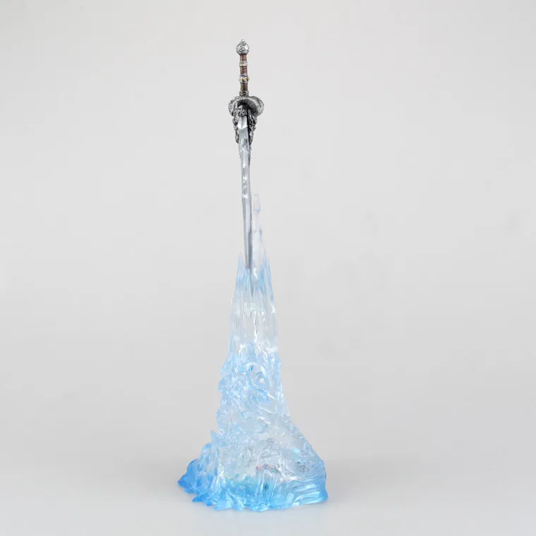 Аниме World of Warcraft Frostmourne меч Эльзас оружие Модель в коробке игры Гараж Комплект украшения